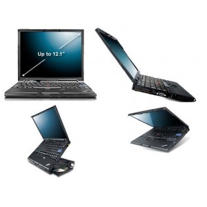 Mini laptop  IBM THINKPAD X61 12", INTEL DUAL CORE C2D 2.0GHz , 2GB DDR2, 160GB,  WLAN,  DOCKING STATION cu DVD-RW